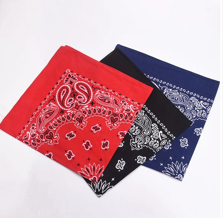 multifunctional custom paisley  cotton polyester  design your own face  bandana  scarf  printing