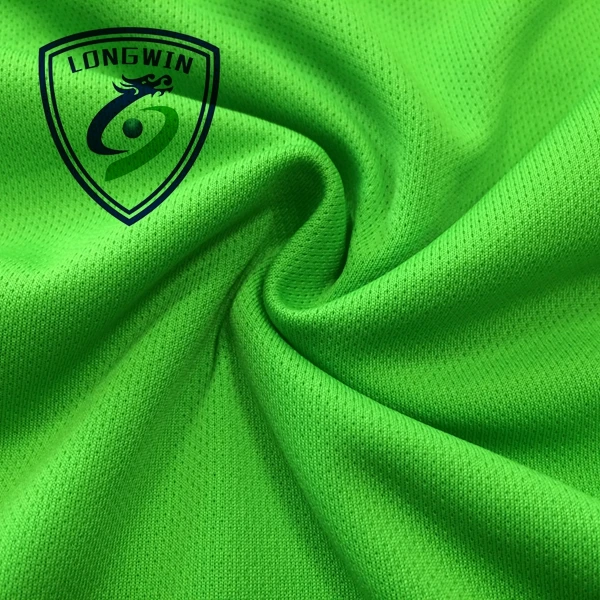 running t shirt  knit mesh clothing oekotex eco dyed solid color 100 polyester eyelet fabric