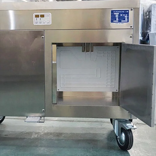 Fried Ice Cream Roll Machine Ice Pan Machine Commercial Cold Plate Ice Cream