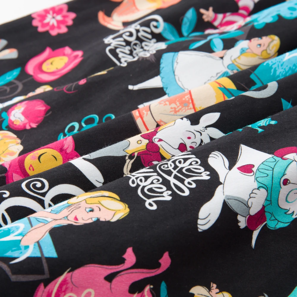 custom made 1950s Novel Print Skirt Mexican Cactus Floral Print Full Circle Skirt