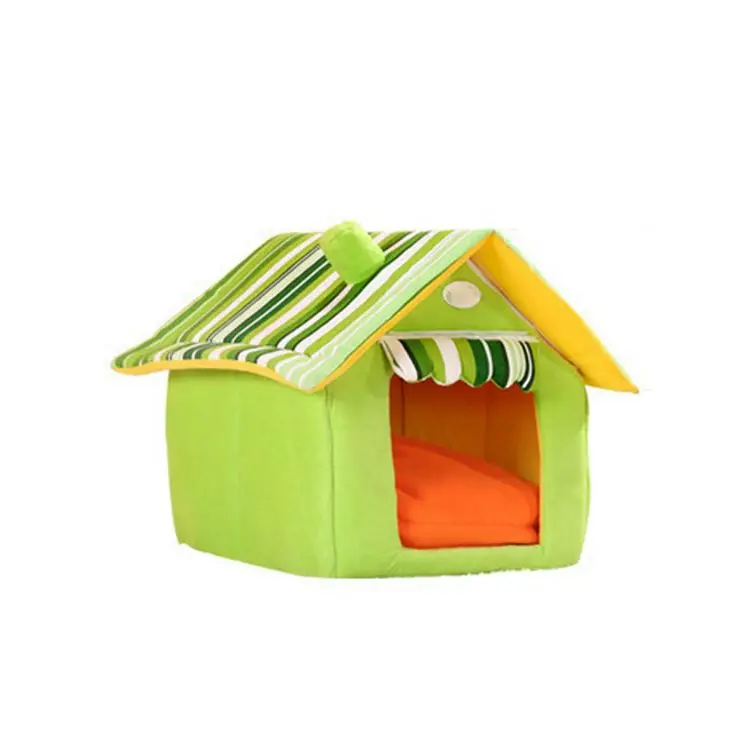 Dog Houses For Dogs Soft Bed Portable Indoor Stuffed Animal Pet House