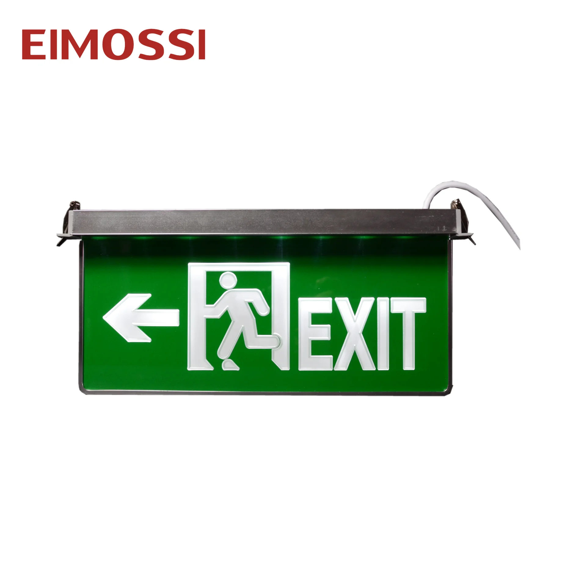 Aluminum housing Recessed double faces led emergency exit sign