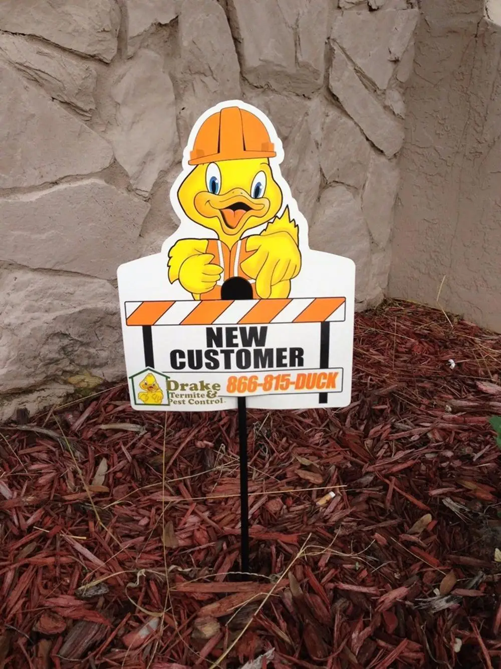 High Quality heavy duty Outdoor Lawn care Yard Sign stake