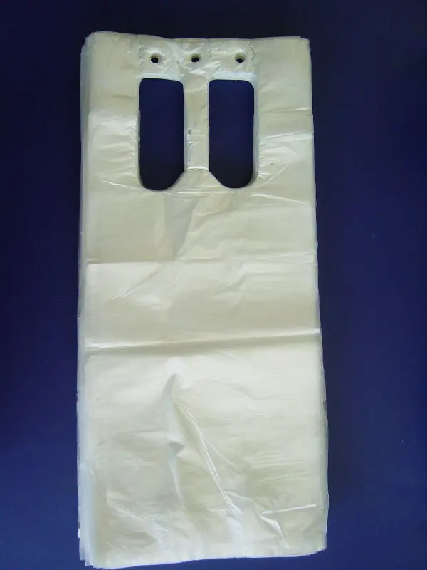 100% Biodegradable HDPE / LDPE Plastic Newspaper Bag With Cardboard Header
