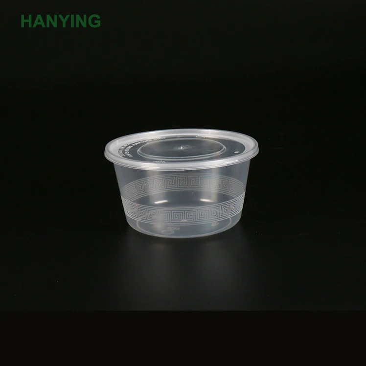 
Round lunch box plastic disposable with lid lunch box container sets plastic disposable lunch box 