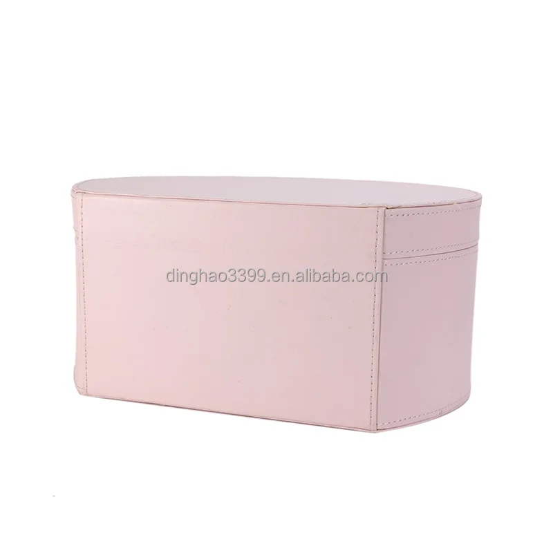 China Professional Factory Custom PU Tote Makeup Cases/New Design Young Girl PU Beauty Case/Round Eco-friendly pu Cosmetic Case