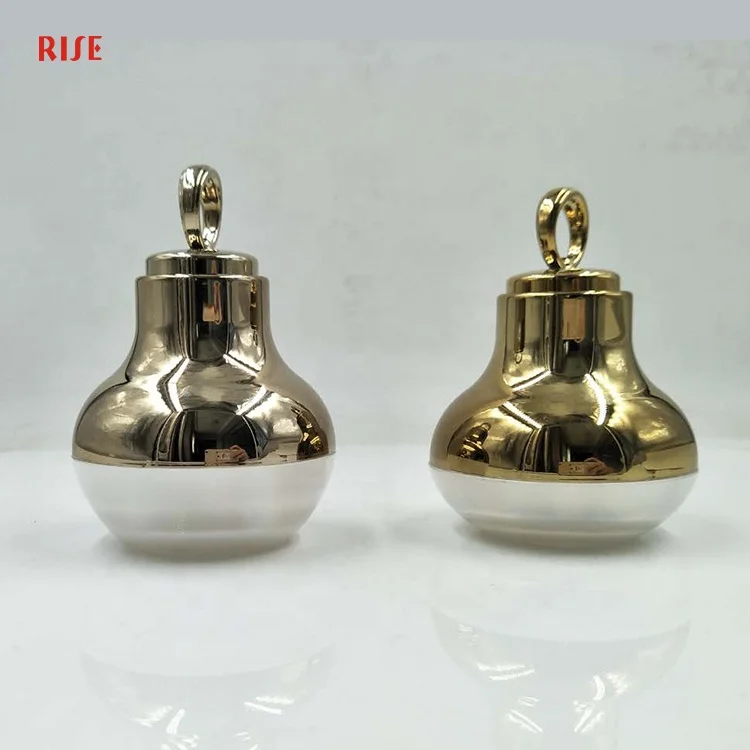 Acrylic Luxury  Eye Cream Jar 30G 50G With Electric Vibrating Head Massager Machine