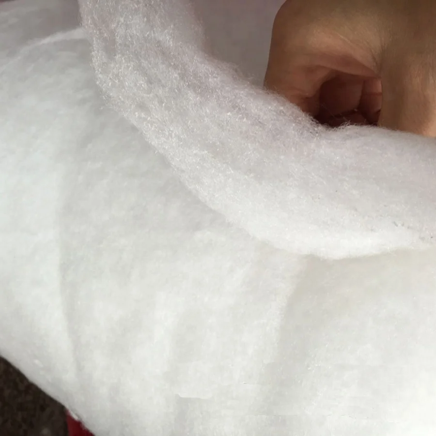 polyester wadding cotton Quilted fabric jacket lining polyester material interlining batting