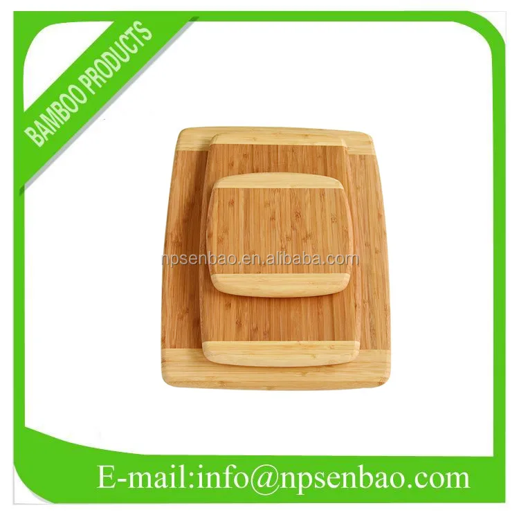 
3 Piece Bamboo Butcher Cutting Board Set 
