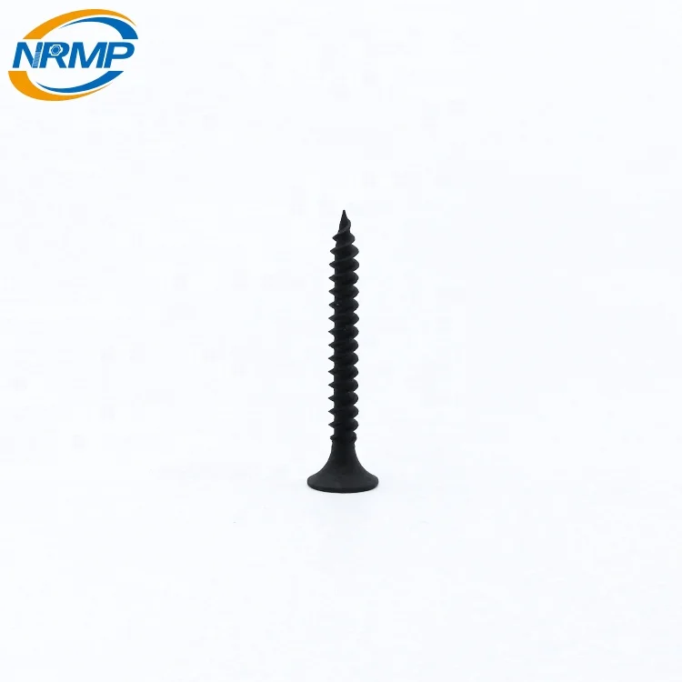 Inch countersunk head black phosphated drywall screw