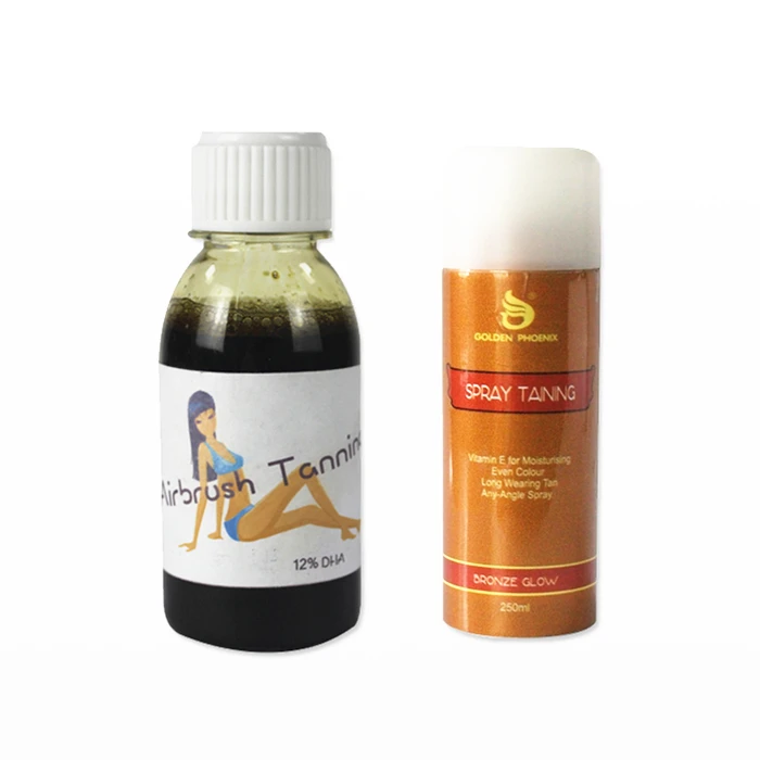  Безопасный на коже натуральный эффект долговечный легко используемый безсолнечный Аэрограф для загара