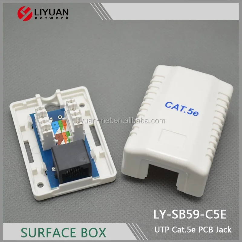 LY-SB59-C5E UTP Cat.5e PCB Surface Mount Box Connector