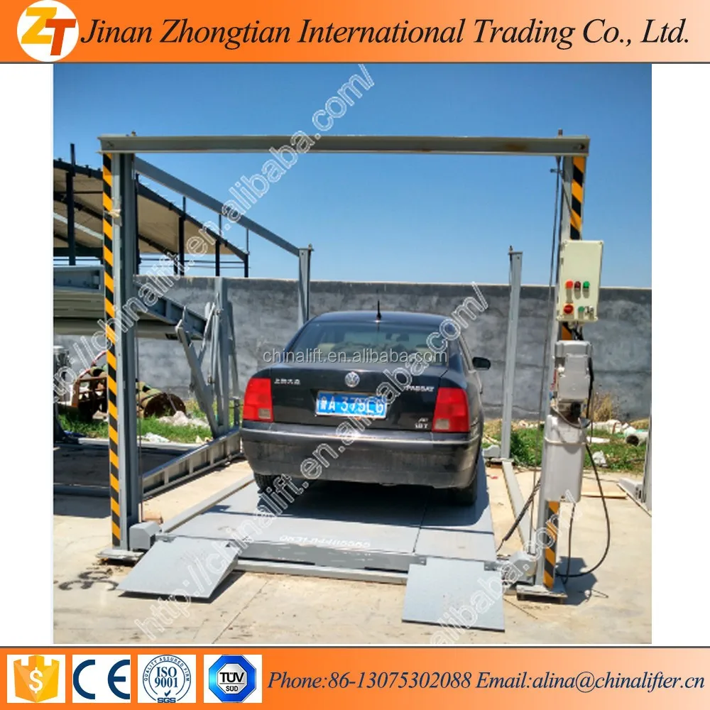 The Best and Cheapest economic platform four post car lift with high performance