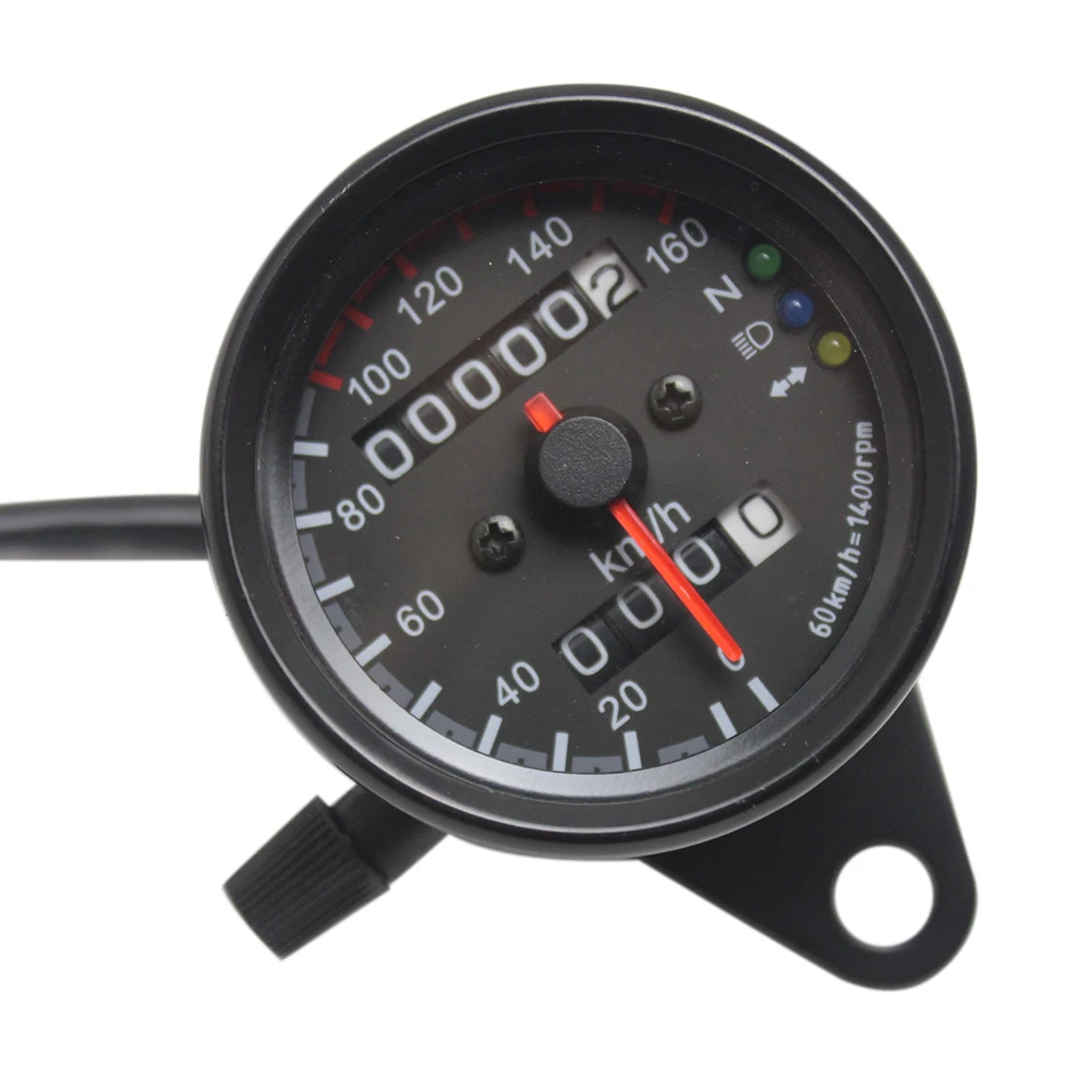 Universal Motorcycle Meter Digital  Speedometer  Dual Speed Meter  12V Motorcycle with LED Indicator Speedometer Motorcycle