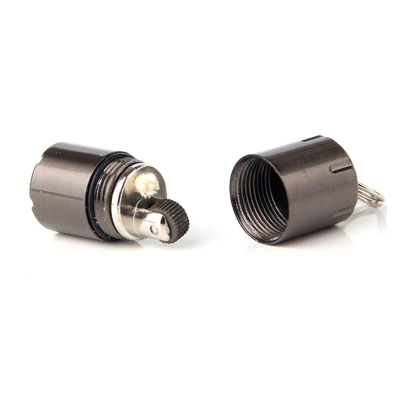 Inflated keychain petrol lighter can custom logo