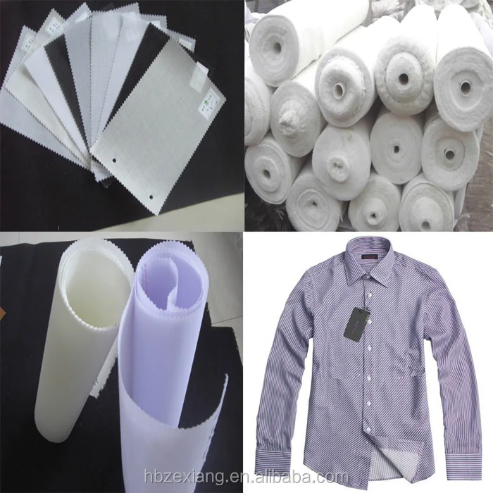 cotton shirt collar fusing/adhesive/ fusible interfacing