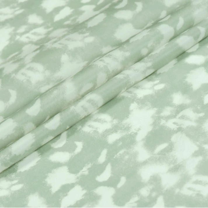 
100 pure silk organza satin fabric custom digital print fabric silk 