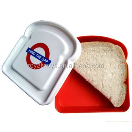 BPA free food safe plastic PP sandwich keeper, plastic bread box