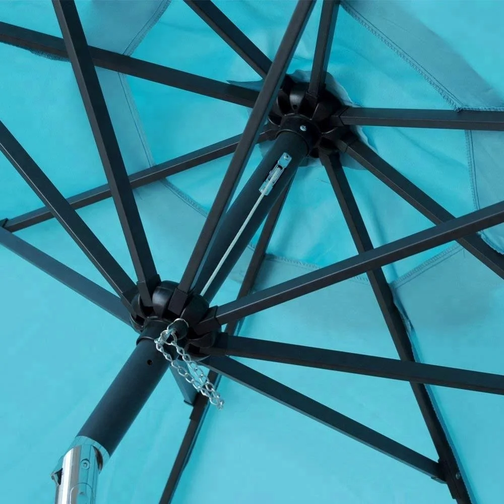 Balinese 11 Foot large size sun protection UV50+  Aluminium Market Patio Garden Umbrella outdoor parasol with easy open system