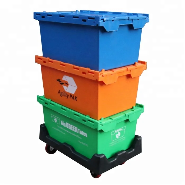 JOIN Outdoor Plastic Storage Boxes Stackable  Container large plastic boxes Storage Boxes & Bins  with Lids