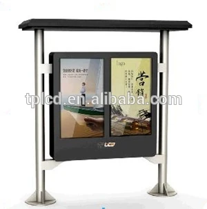 все погода и водонепроницаемый ip65 цифровая вывески на открытом воздухе стойки реклама жк-дисплей