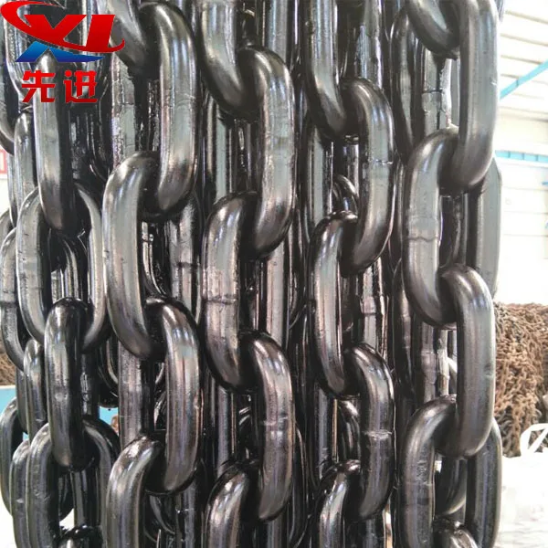Slag extractor high strength round link chain
