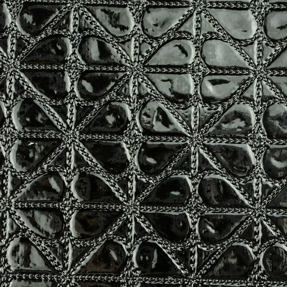 eco friendly fabric pu rexine leather for making wallets and bags