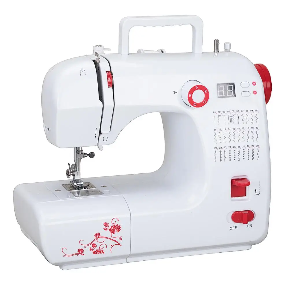 FHSM-702  homeuse electric button  interlock sewing machine with 30 stitches