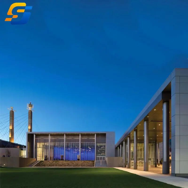 Frame Structure Stable Prefab Multi Storey Steel Warehouse Factory Building