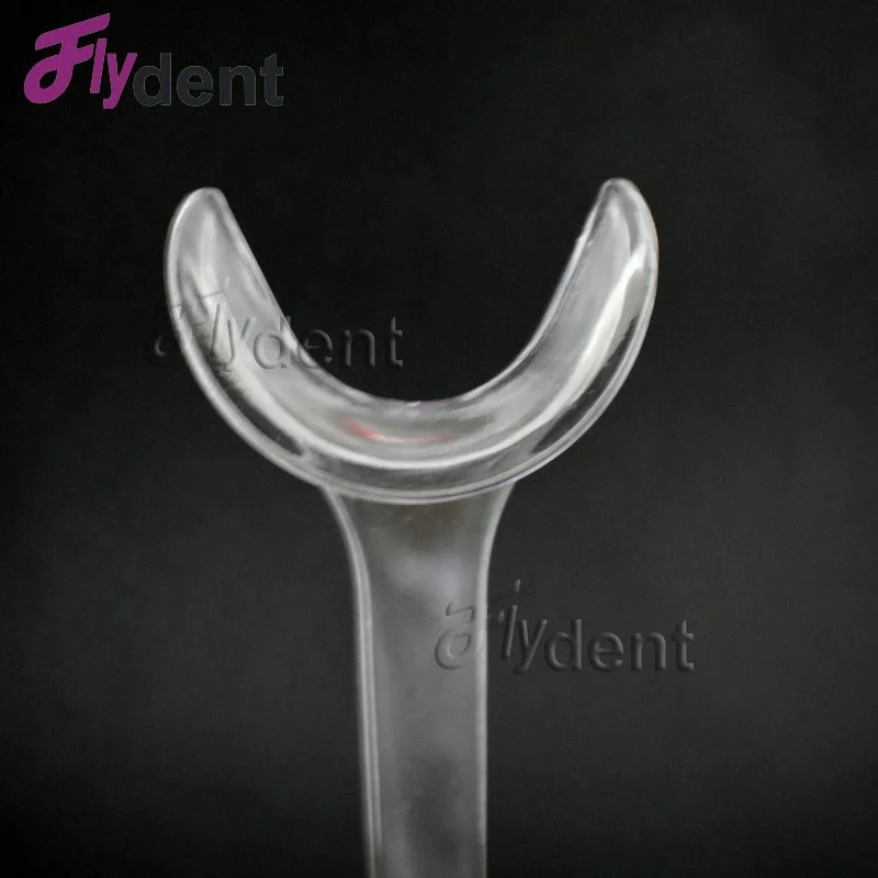 Dental  Retractor Mouth Opener T Type 2 Size clear Expander Cheek Retractor