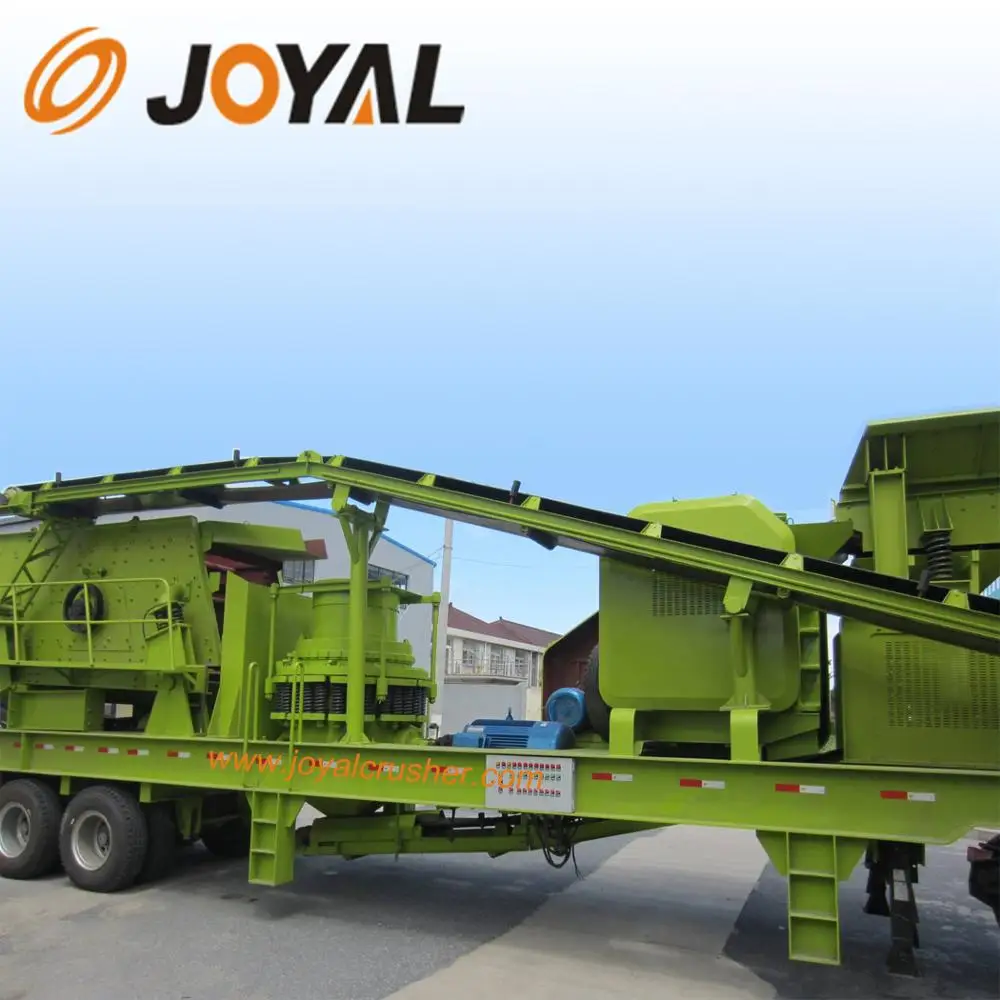 Joyal crushing plant cone mobile crusher reduces the cost of material transportation