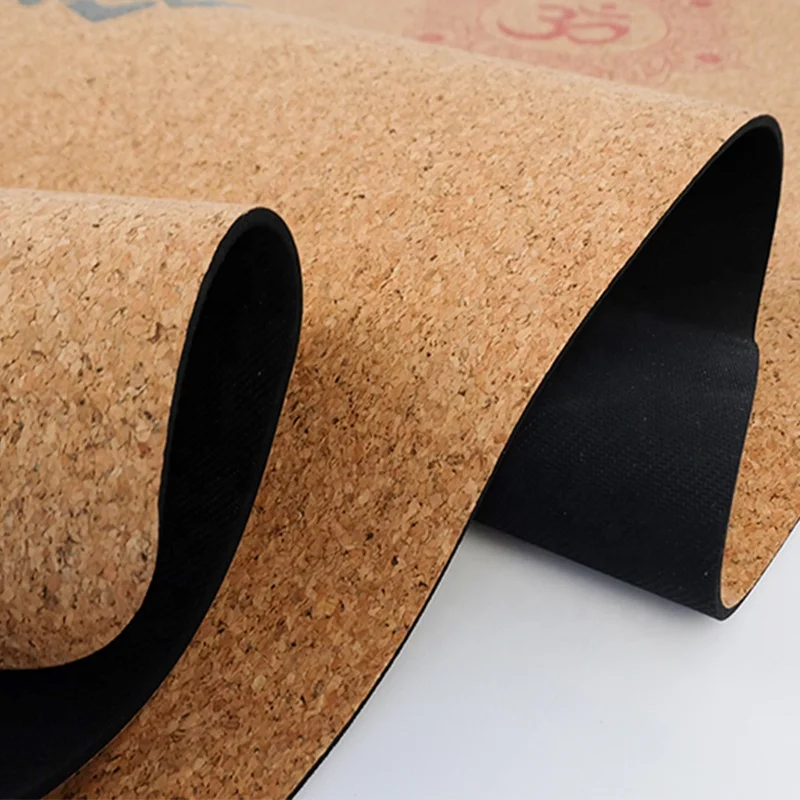 Non-slip Eco-Friendly Natural Cork Yoga Mat, Pilates and Floor Workouts, Hot Yoga, Indoor and Outdoor