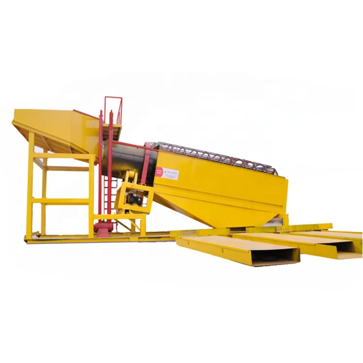 SINOLINKING Industrial Rotary Trommel Mineral Processing Gold Equipment
