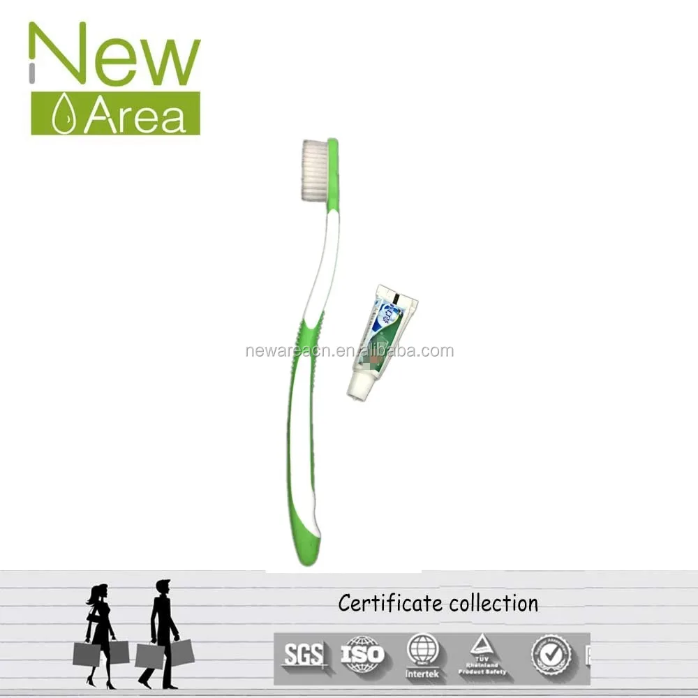 disposable hotel plastic toothbrush set