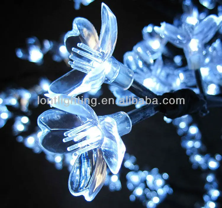 Outdoor christmas 3m white cherry blossom led tree lamp