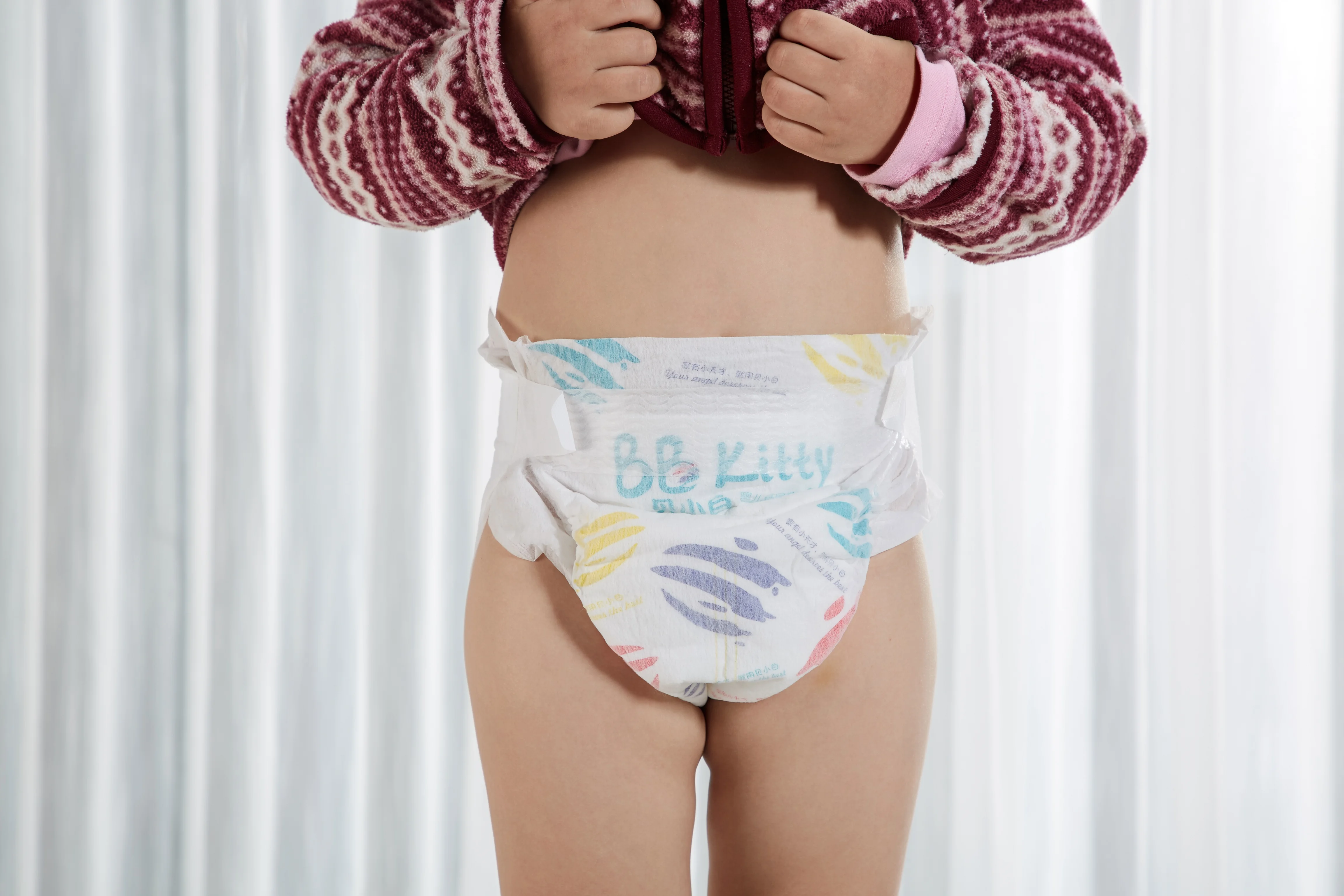 OEM baby disposable biodegradable sleepy baby diaper & Six sizes are optional