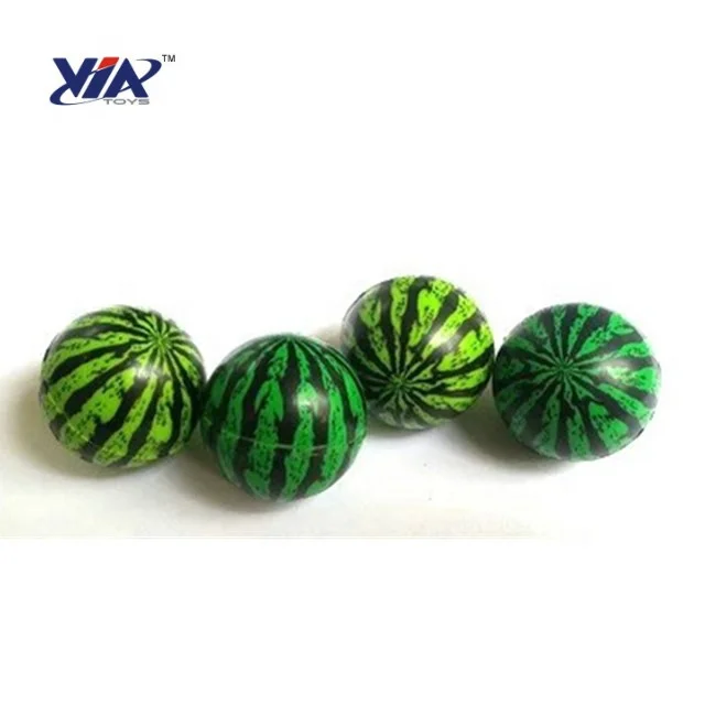 VIA Promotional Toy Bouncy ball  high bounce Watermelon ball 27 32 35 38 45 49mm