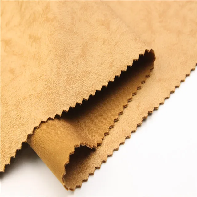 China suppliers waterproof synthetic suede fabric embossed suede fabric for sofa