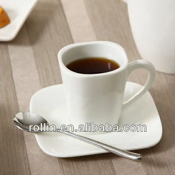 Кофейня б/у Высококачественная квадратная кофейная чашка керамическая в