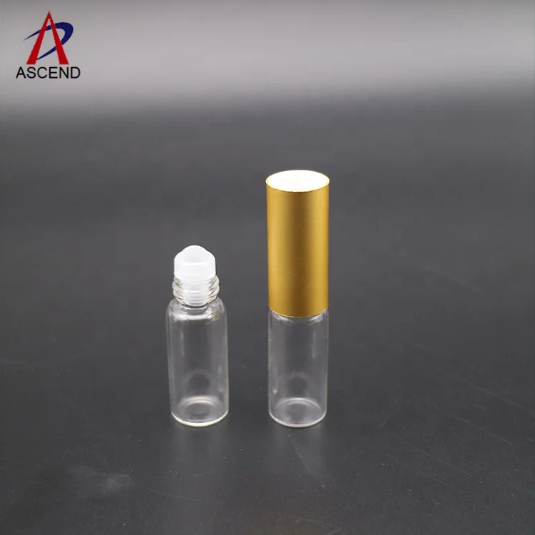 glass 3ml 5ml 8ml roller on bottle for perfume in double sides end vials