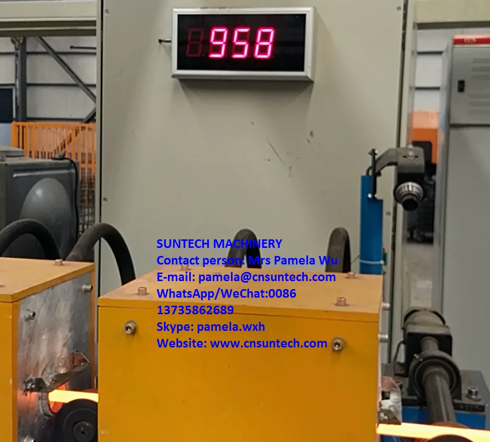 Steel wire induction heating furnace