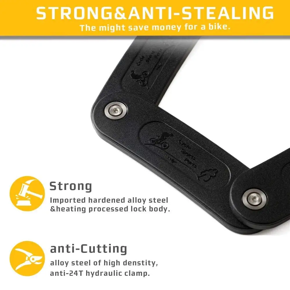Складной Противоугонный замок для велосипеда