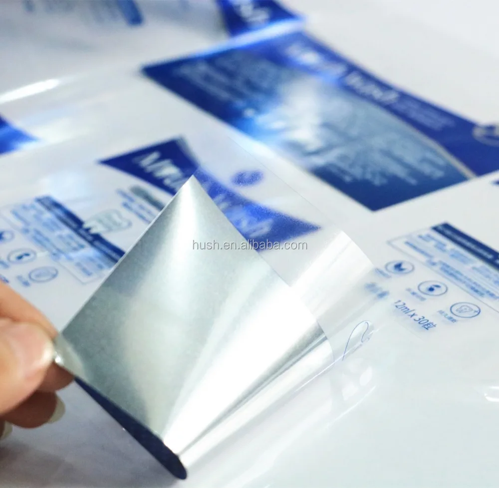 Waterproof Transparent Custom Label Sticker , Printing Adhesive Label For Plastic Bottle