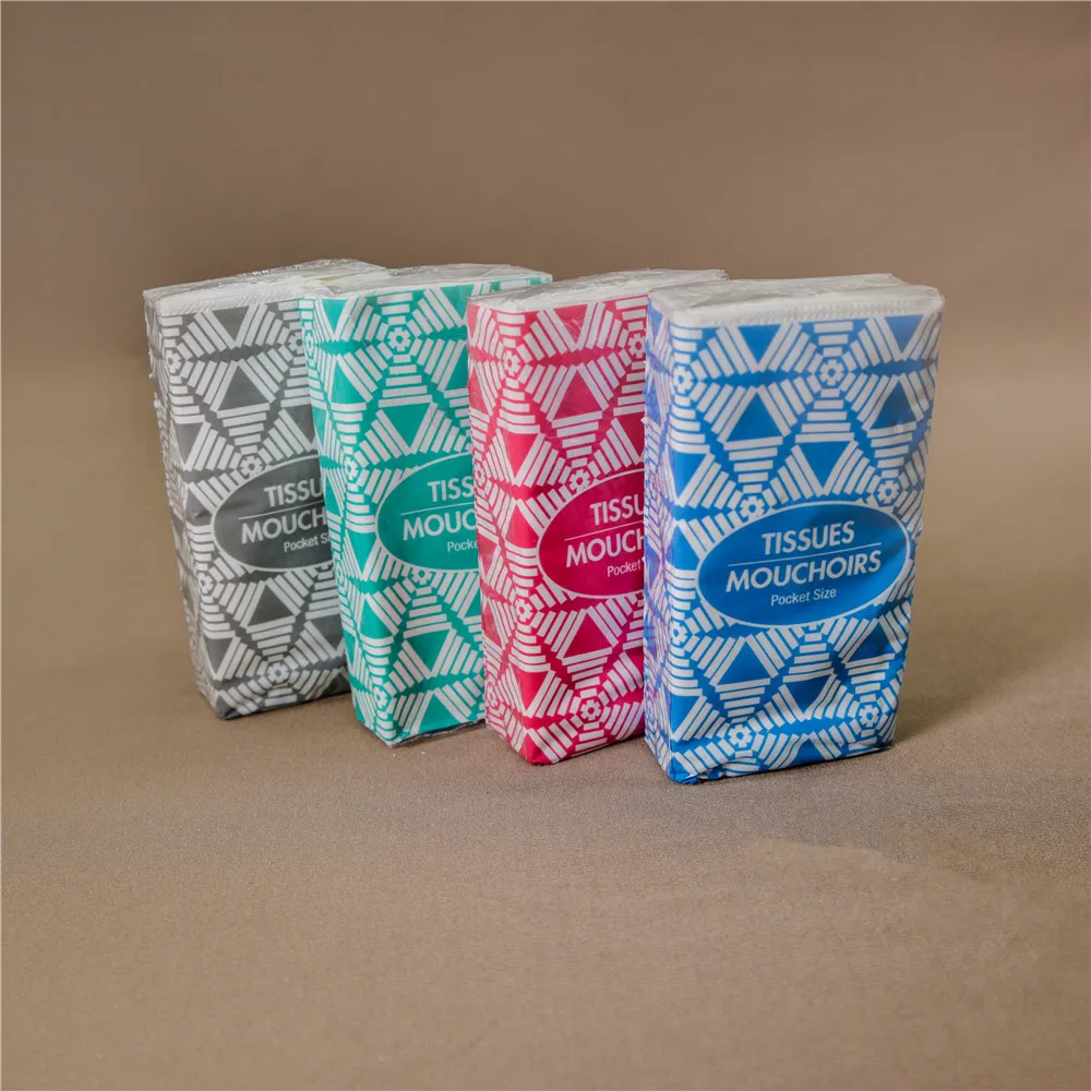 
New Design Customized Made Promotional Mini Plain Pocket Tissue 
