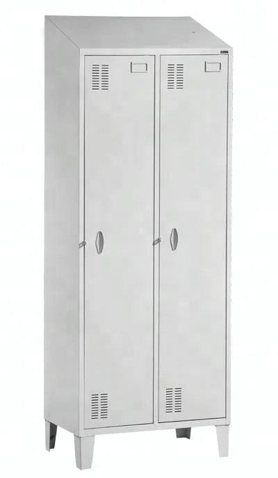  Шкаф для хранения в спальне/офисный школьный спортивный металлический с 2 дверцами стальной