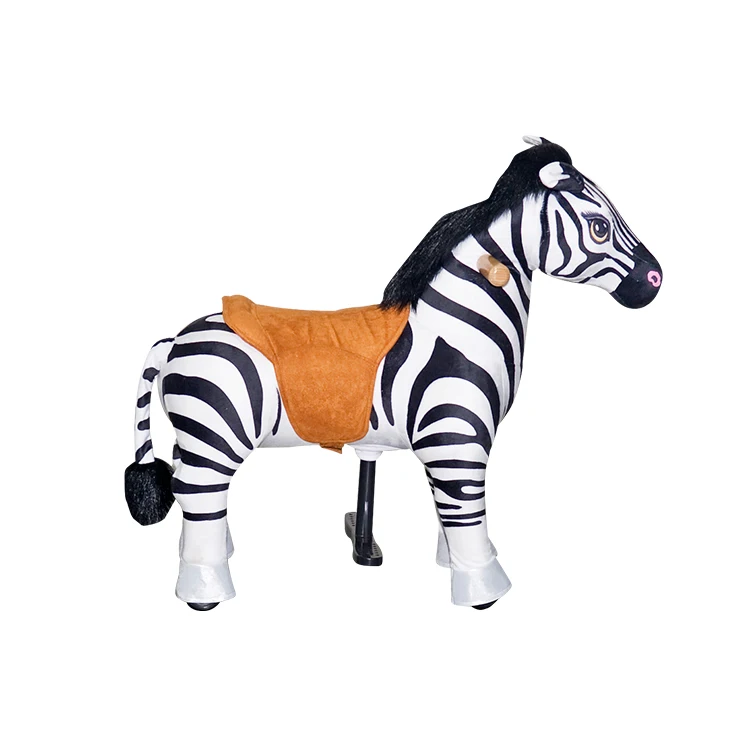 Zebra Ride Horse Toys Walking Mechanical Horse