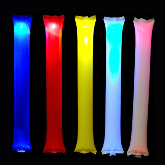 Wholesale Custom PET Led Inflatable Glow Sticks Clapper Bang Bang Stick