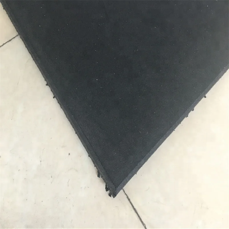 1000x1000mm Cheap noise-proof recycled rubber gym flooring mats