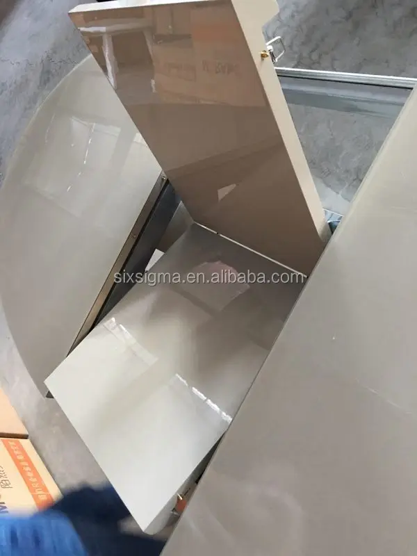 
low price extension dining table with glass 