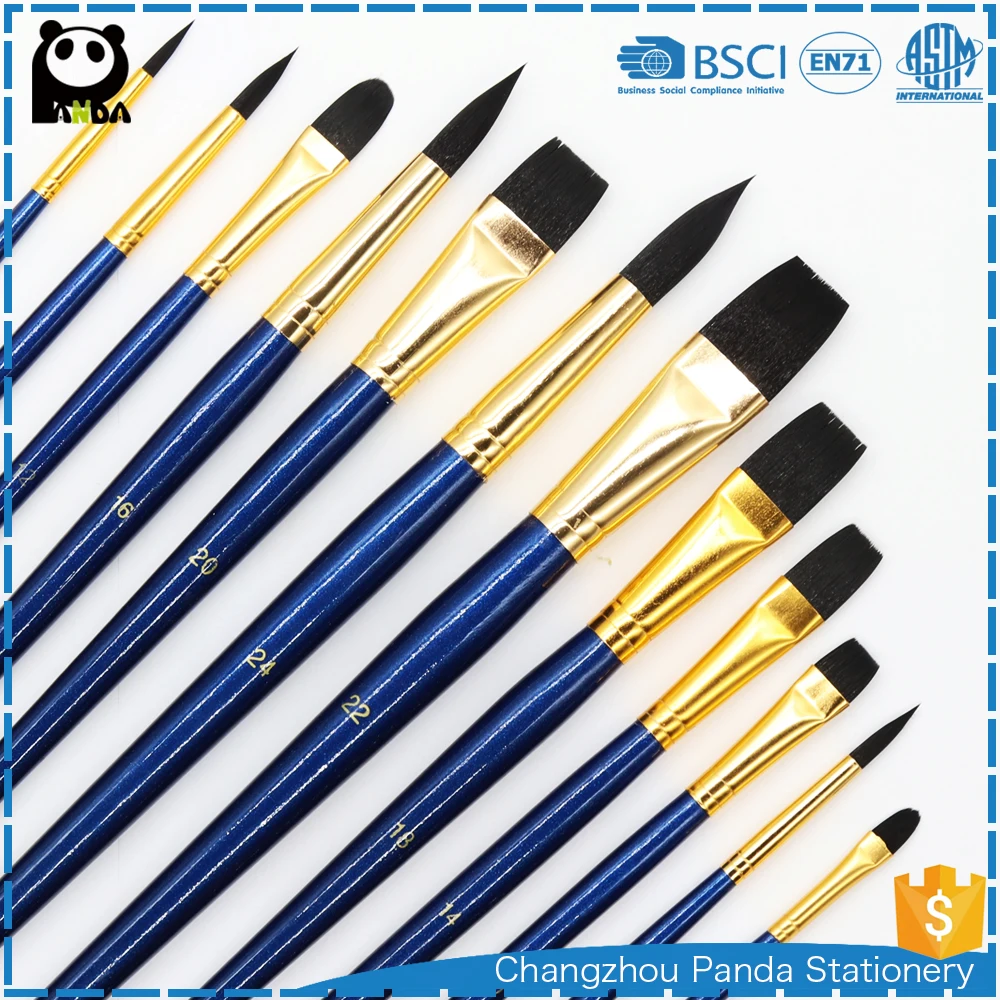 Paint Brushes Set 12 Miniature Brushes for Art Painting Watercolor Acrylic Paint oil Painting Artist Brush